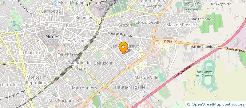 localisation de l'entreprise MONSIEUR ALBAN PERRIER à NIMES