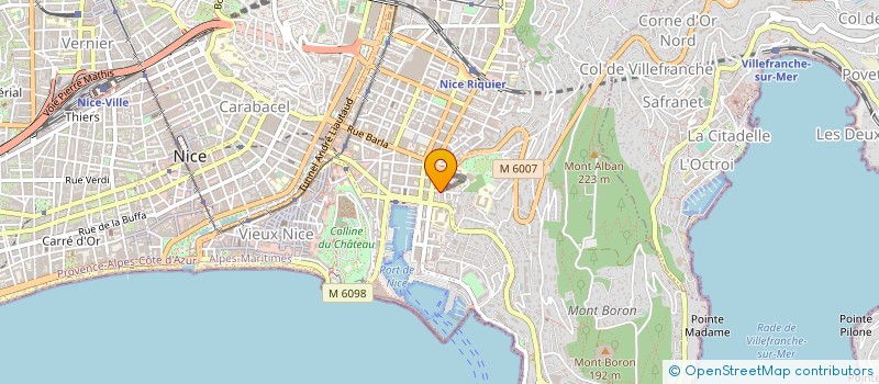 localisation de l'entreprise MONSIEUR ALBAN PETIT à NICE