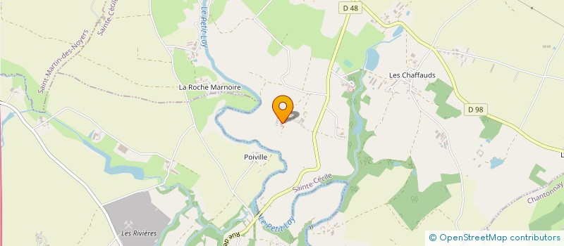 localisation de l'entreprise MONSIEUR ALBAN PICARD à SAINTE-CECILE
