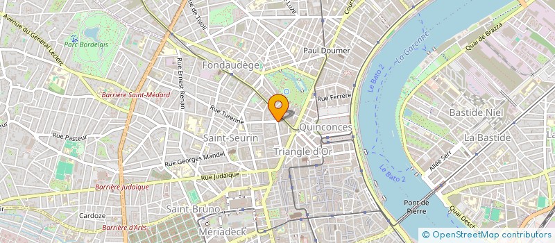 localisation de l'entreprise MONSIEUR ALBAN PICHON  BORDEAUX