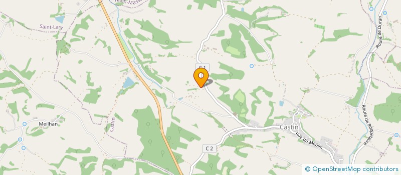 localisation de l'entreprise MONSIEUR ALBAN PONS  ROQUELAURE