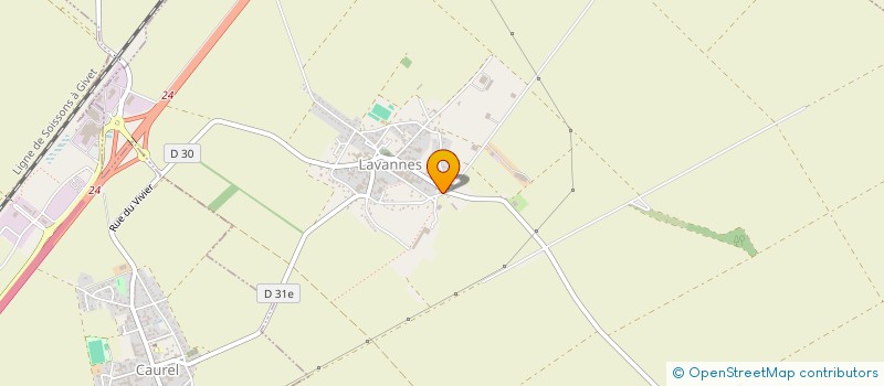 localisation de l'entreprise MONSIEUR ALBAN PONT  LAVANNES