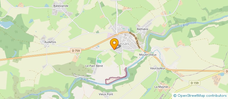 localisation de l'entreprise MONSIEUR ALBAN PRINET  VAL EN VIGNES