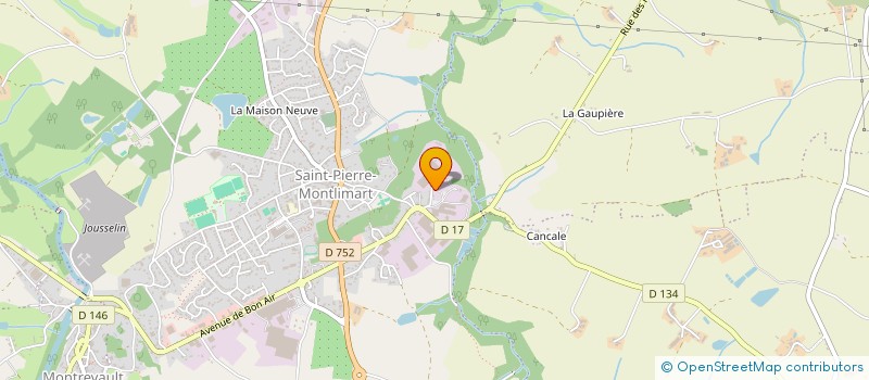 localisation de l'entreprise MONSIEUR ALBAN RAIMBAULT  BEAUPREAU-EN-MAUGES