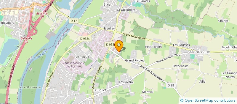 localisation de l'entreprise MONSIEUR ALBAN RANC  MONTCEAUX