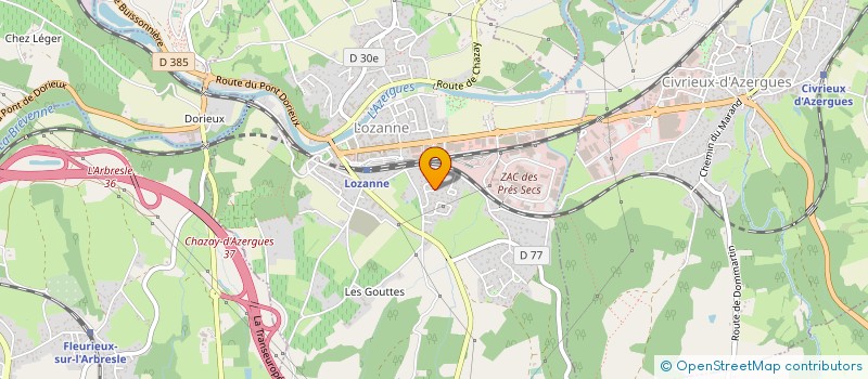 localisation de l'entreprise MONSIEUR ALBAN RAZIA  LOZANNE