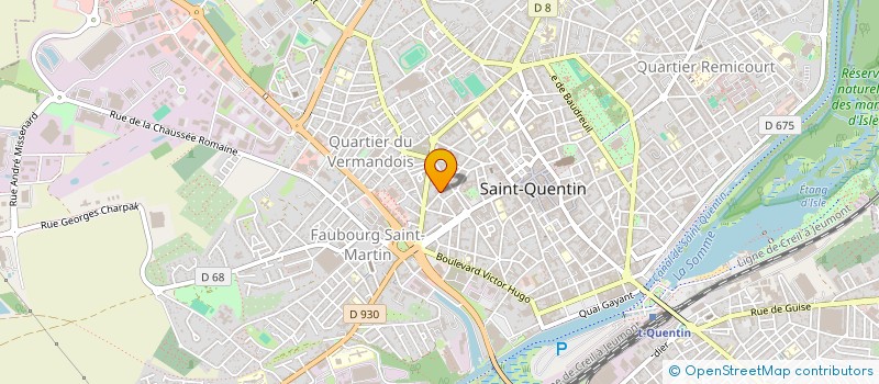 localisation de l'entreprise MONSIEUR ALBAN RICHET à SAINT-QUENTIN