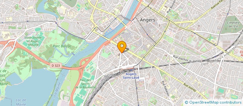 localisation de l'entreprise MONSIEUR ALBAN ROCHE  ANGERS