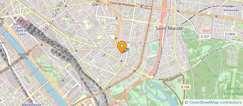 localisation de l'entreprise MONSIEUR ALBAN ROUILLE  PARIS