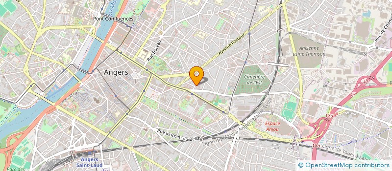 localisation de l'entreprise MONSIEUR ALBAN SENELIER  ANGERS