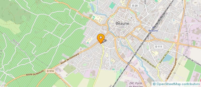 localisation de l'entreprise MONSIEUR ALBAN SENTENAC à BEAUNE