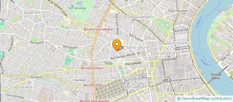 localisation de l'entreprise MONSIEUR ALBAN SEPTOURS  BORDEAUX