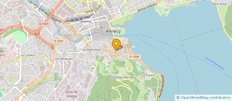 localisation de l'entreprise MONSIEUR ALBAN SHALA à ANNECY