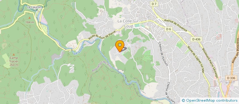 localisation de l'entreprise MONSIEUR ALBAN TOLMAN  LA COLLE-SUR-LOUP