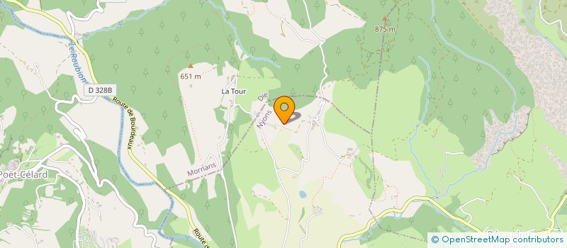 localisation de l'entreprise MONSIEUR ALBAN TURC  BOURDEAUX