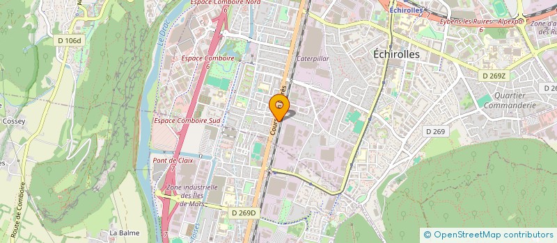 localisation de l'entreprise MONSIEUR ALBAN VALLIER à ECHIROLLES