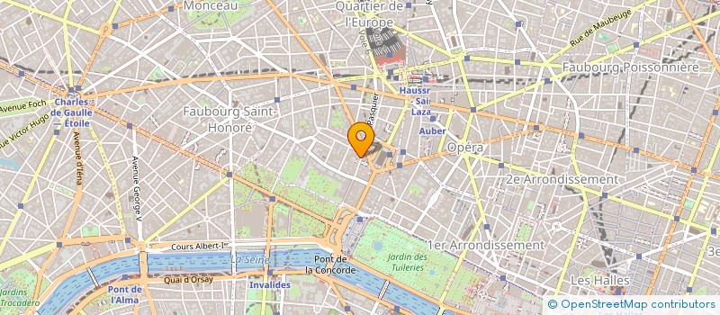 localisation de l'entreprise MONSIEUR ALBAN VAQUE D'ANLA  PARIS