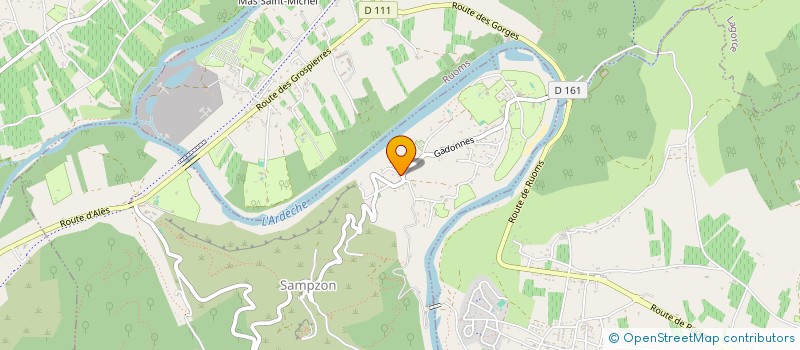 localisation de l'entreprise MONSIEUR ALBAN VIAL  SAMPZON