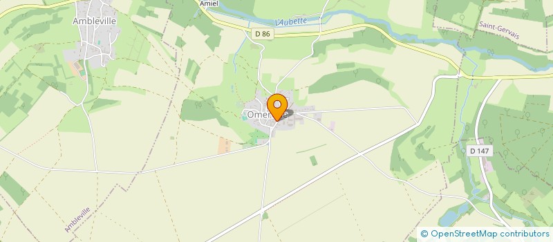 localisation de l'entreprise MONSIEUR ALBAN VIAS  OMERVILLE