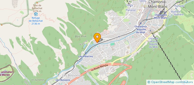 localisation de l'entreprise MONSIEUR ALBAN VINCENT  CHAMONIX-MONT-BLANC