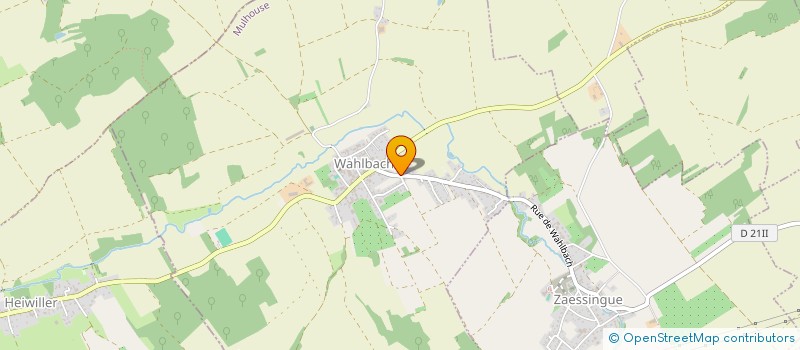 localisation de l'entreprise MONSIEUR ALBAN VOLZ  WAHLBACH