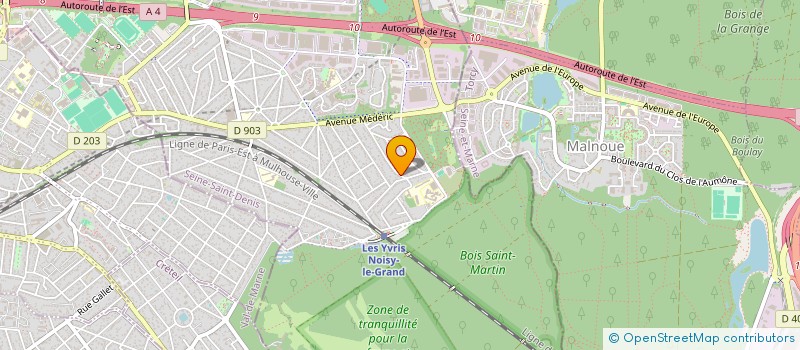 localisation de l'entreprise MONSIEUR ALBAN WEISSER  NOISY-LE-GRAND