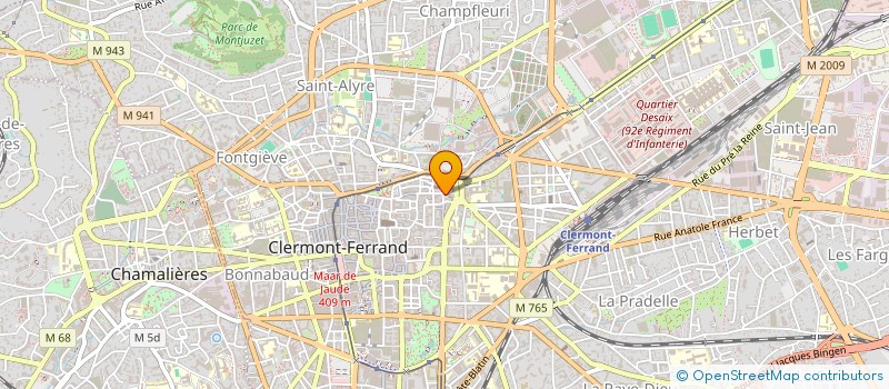 localisation de l'entreprise MONSIEUR ALBANO PEREIRA LAGE à CLERMONT-FERRAND