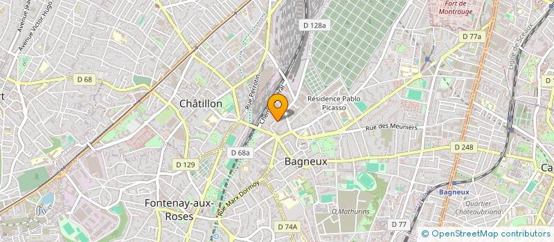 localisation de l'entreprise MONSIEUR ALBANO SOARES à BAGNEUX