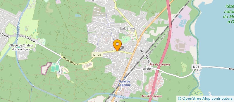 localisation de l'entreprise MONSIEUR ALBERIC DE JOURDAN DE SAVONNIERES à LABENNE