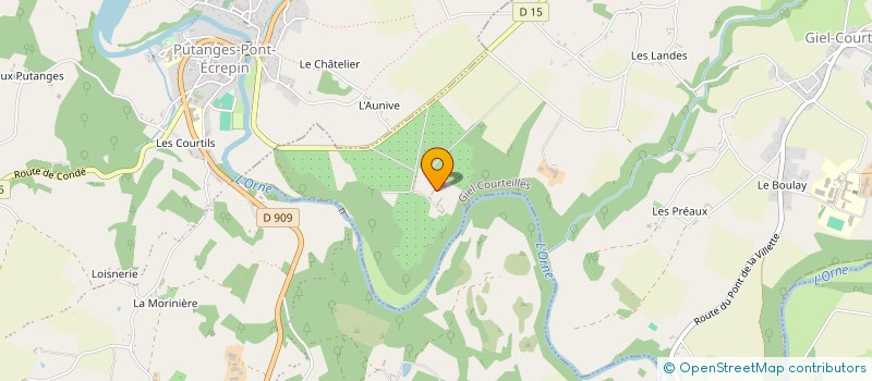 localisation de l'entreprise MONSIEUR ALBERIC DE ROUGEMONT à GIEL-COURTEILLES
