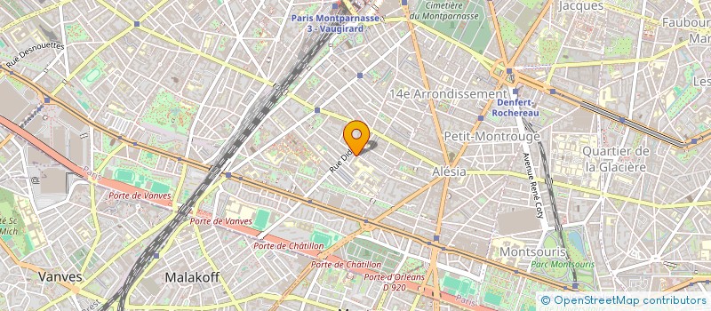 localisation de l'entreprise MONSIEUR ALBERIC DE WARESQUIEL  PARIS