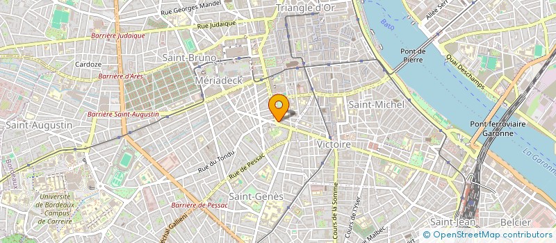localisation de l'entreprise MONSIEUR ALBERIC LE GRIX DE LA SALLE  BORDEAUX