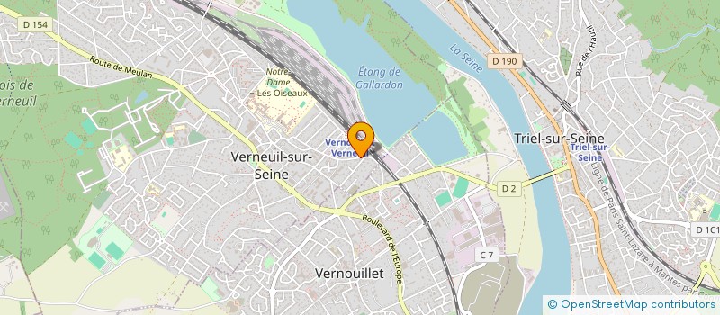 localisation de l'entreprise MONSIEUR ALBERIC PROFFIT à VERNEUIL-SUR-SEINE
