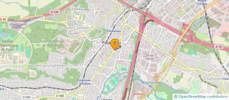 localisation de l'entreprise MONSIEUR ALBERIC PUNGIER  PALAISEAU