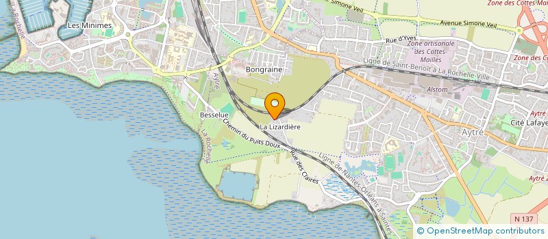 localisation de l'entreprise MONSIEUR ALBERIC SIMONET  AYTRE