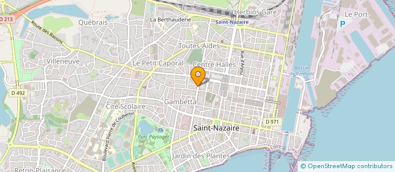 localisation de l'entreprise MONSIEUR ALBERT AHSON à SAINT-NAZAIRE