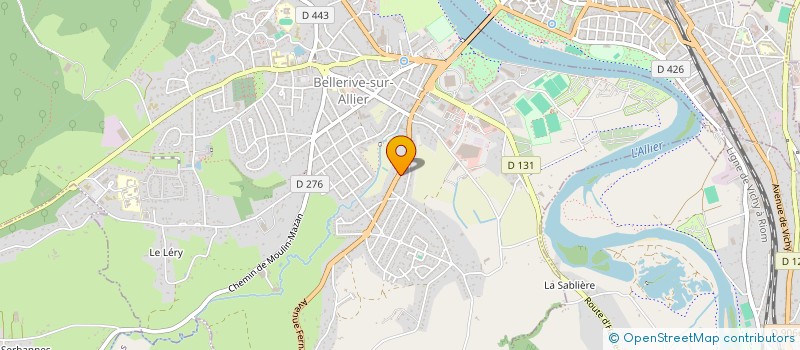 localisation de l'entreprise MONSIEUR ALBERT ALLARD à BELLERIVE-SUR-ALLIER