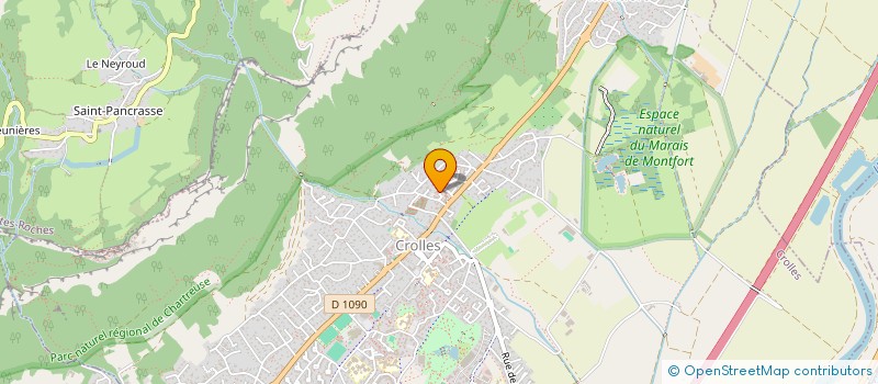 localisation de l'entreprise MONSIEUR ALBERT ALLOUA  CROLLES