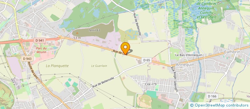 localisation de l'entreprise MONSIEUR ALBERT ANDRIEU  SAILLY-LABOURSE