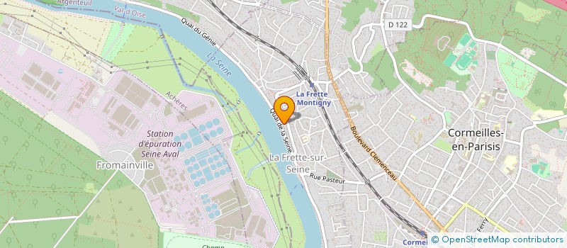 localisation de l'entreprise MONSIEUR ALBERT ARMANGUE  FRETTE SUR SEINE (LA)