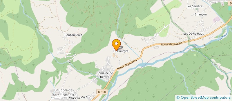 localisation de l'entreprise MONSIEUR ALBERT ARNAUD  FAUCON-DE-BARCELONNETTE