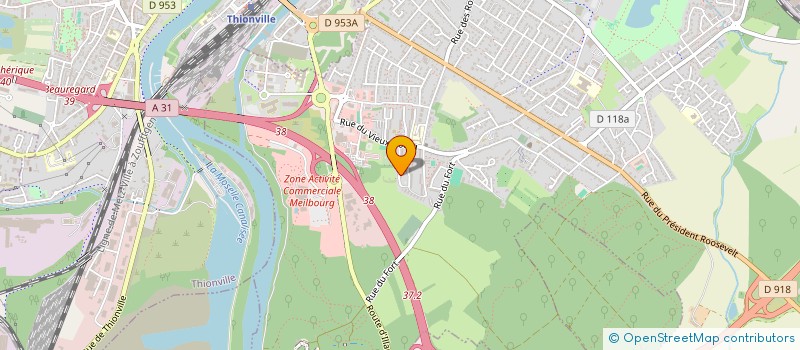 localisation de l'entreprise MONSIEUR ALBERT ARNOULD  YUTZ