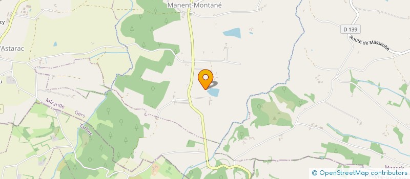 localisation de l'entreprise MONSIEUR ALBERT AUBIAN  MASSEUBE