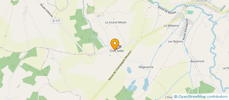 localisation de l'entreprise MONSIEUR ALBERT BARRY  ALLOUE