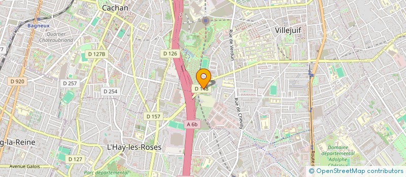 localisation de l'entreprise MONSIEUR ALBERT BEAUCE  VILLEJUIF