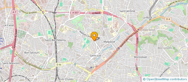 localisation de l'entreprise MONSIEUR ALBERT BELLAHSEN à MARSEILLE