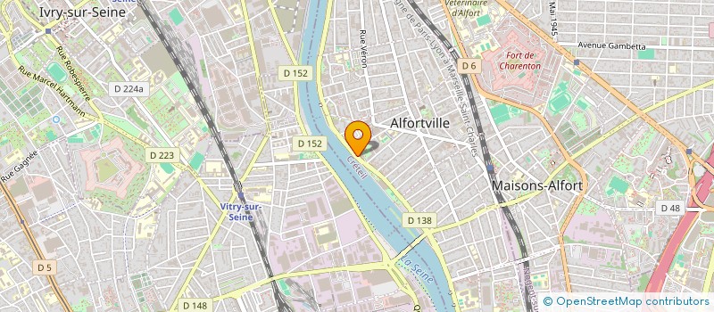 localisation de l'entreprise MONSIEUR ALBERT BENABOUT à ALFORTVILLE