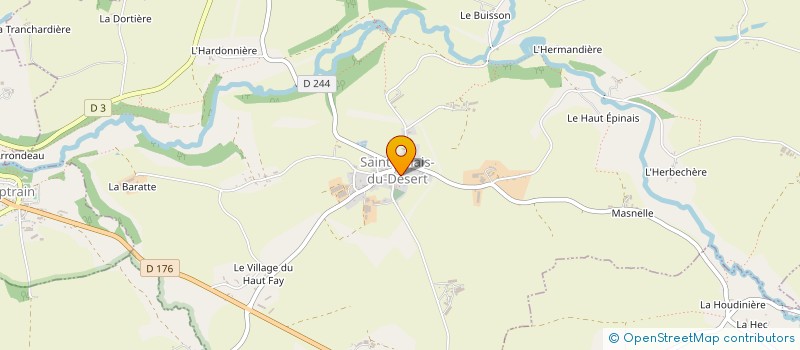 localisation de l'entreprise MONSIEUR ALBERT BENARD à SAINT-CYR-EN-PAIL