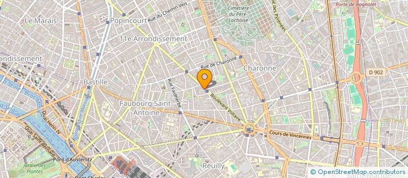 localisation de l'entreprise MONSIEUR ALBERT BENAROS à PARIS
