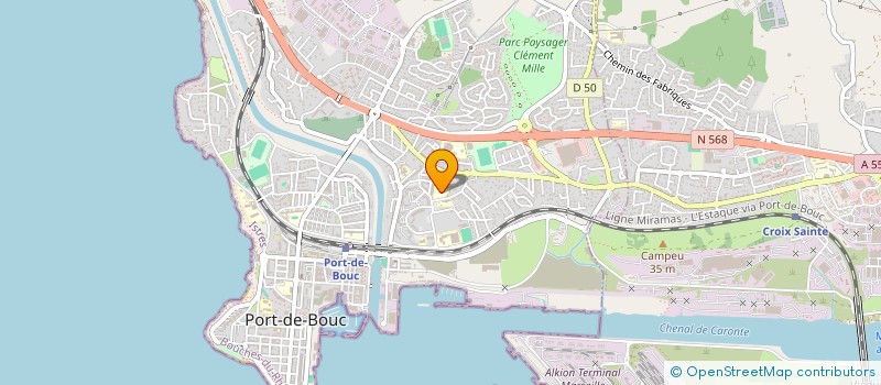 localisation de l'entreprise MONSIEUR ALBERT BENISTI  PORT-DE-BOUC
